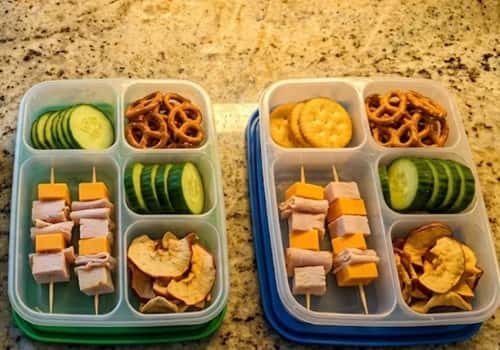 1. DIY Deli Kabob Bento Box