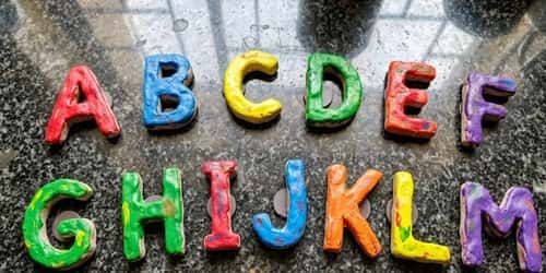 10. Clay Alphabet Magnets