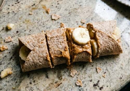 10. Peanut Butter Banana Energy Wrap
