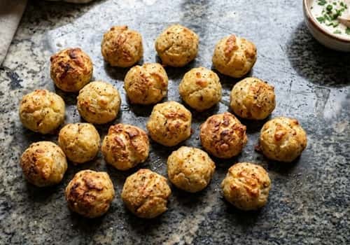 10. Potato Cheese Mini Balls