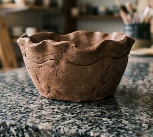 10. Wavy Edge Pinch Pot