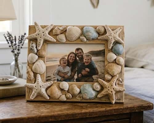 11. Coastal Clay Photo Frame Accents