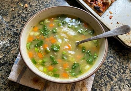 14. Simple Lemon Coriander Soup