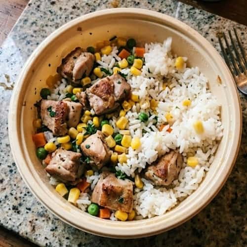 2. Classic Chicken & Rice Power Bowl