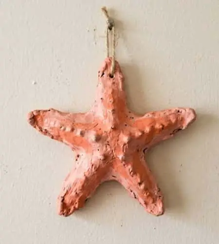 2. Clay Starfish Wall Decor