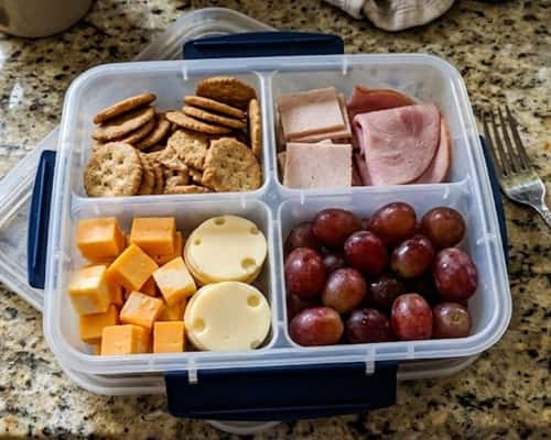 2. DIY Lunchable Style Snack Box