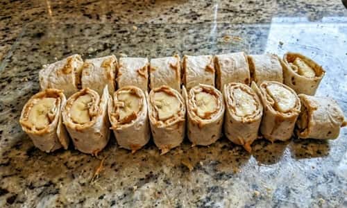 2. Peanut Butter Banana Roll-Up