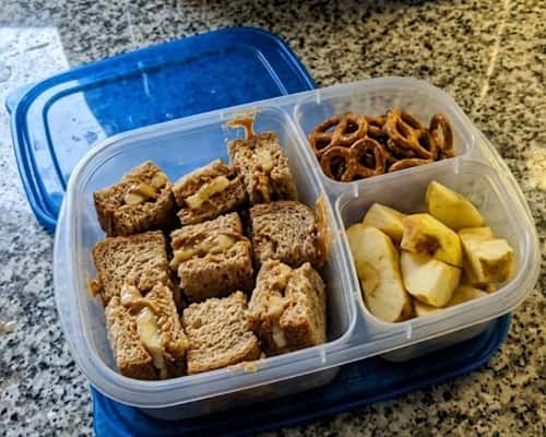 2. Peanut Butter Banana Sandwich Bites