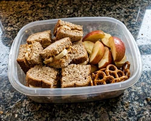 2. Peanut Butter Banana Sandwich Cubes