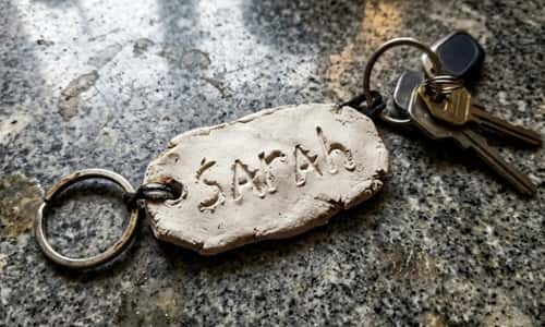2. Personalized Name Keychain