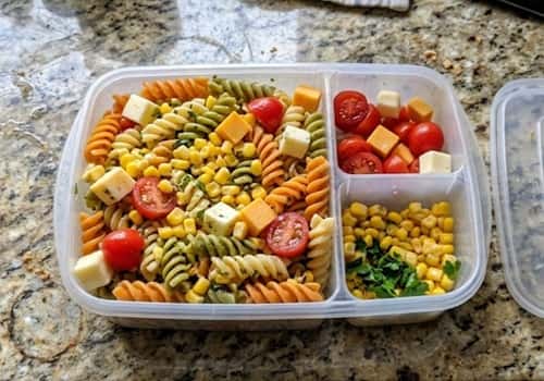 2. Rainbow Pasta Snack Box