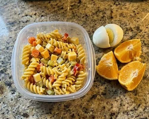 3. Cheesy Pasta Salad Cups