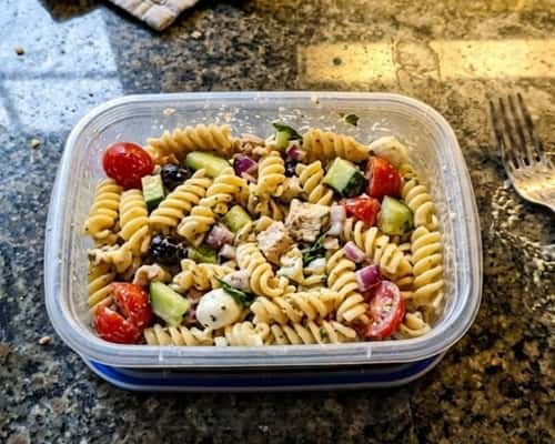 4. Cold Pasta Salad Cups