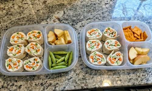 4. Cream Cheese Veggie Wheel Box