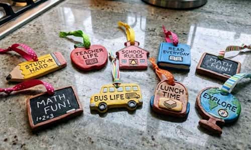 5. Mini Clay Lunchbox Notes Charms