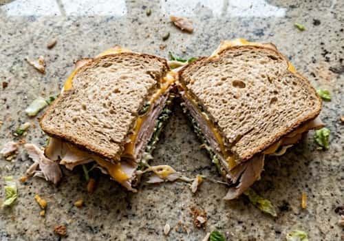 5. Thick Turkey & Cheese Builder Sandwich