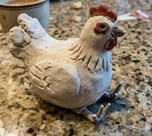 5. Tiny Chicken Hen with Plump Body