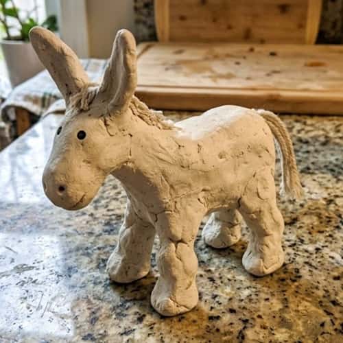 6. Long-Eared Donkey with Sturdy Legs