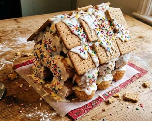 7. Cupcake Base Mini House