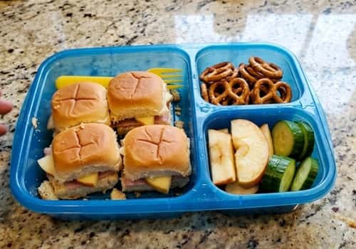 7. Ham & Apple Slider Stack Box