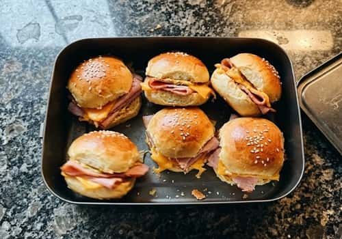7. Ham & Cheese Slider Sandwiches