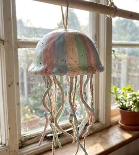 7. Jellyfish Hanging Ornament