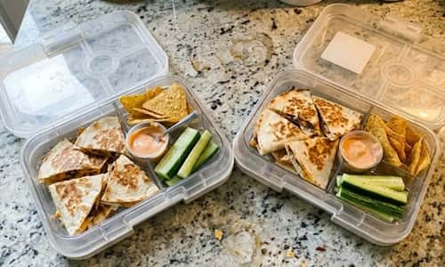 7. Mini Quesadilla Triangle Box