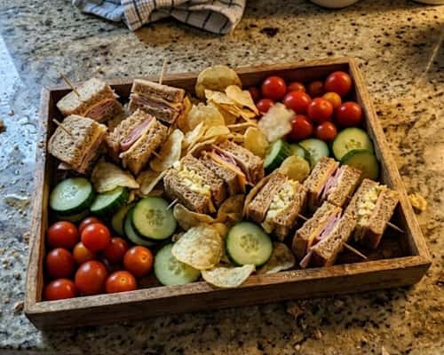 7. Mini Sandwich Snack Style Grazing Box