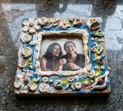 8. Clay Photo Frame Embellishment