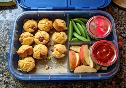 8. Corn Dog Muffin Tin Bites Box