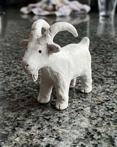 8. Gentle Goat with Tiny Horns