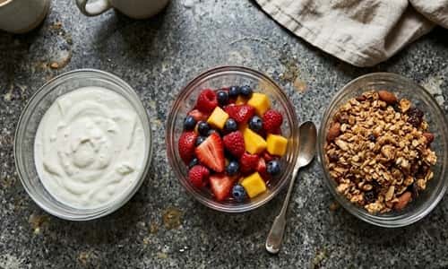 8. Yogurt Fruit Parfait