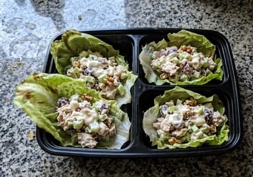 9. Chicken Salad Lettuce Cups