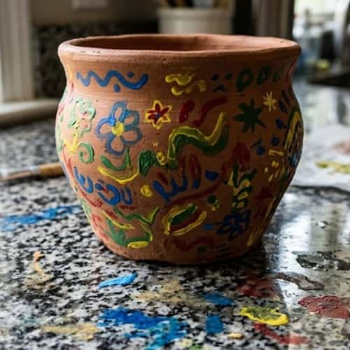 9. Painted Story Pot