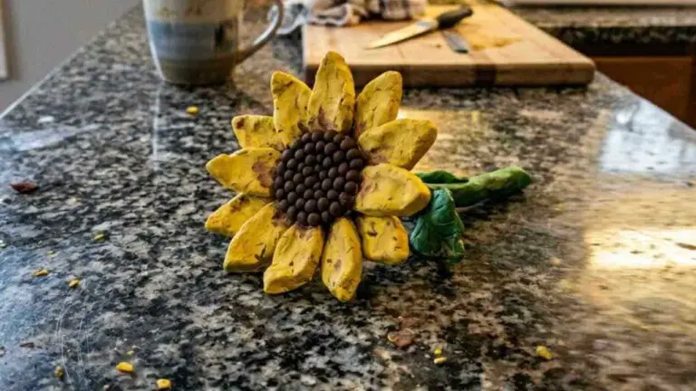 Clay Sunflower Craft - featured