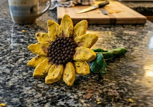 Clay Sunflower Craft