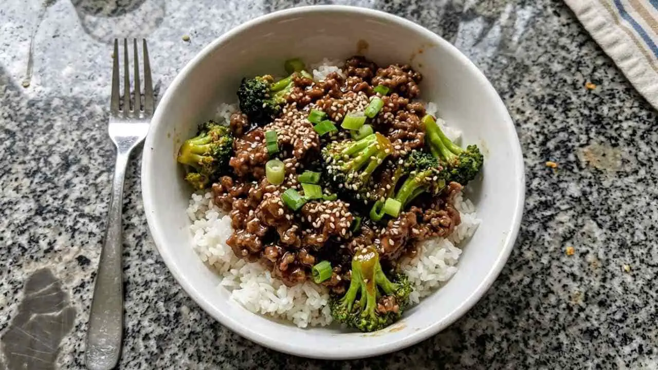 Ground Beef and Broccoli - featured