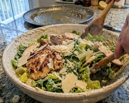 Step 5 - Build the Chicken Caesar Salad
