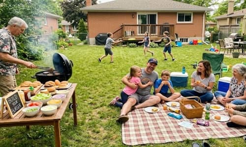 1. Backyard Burger Picnic