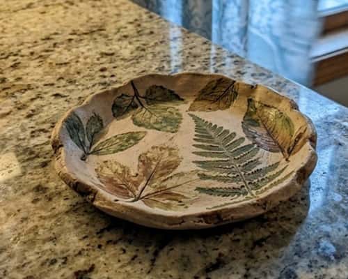 1. Botanical Imprint Trinket Dish
