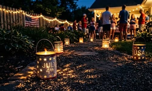 10. Patriotic Tin Can Luminaries