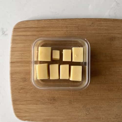 10. Plain Cheddar Cheese Cubes