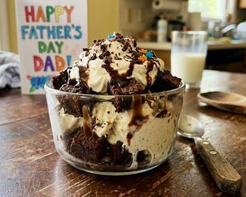 11. Brownie Ice Cream Sundae Cups