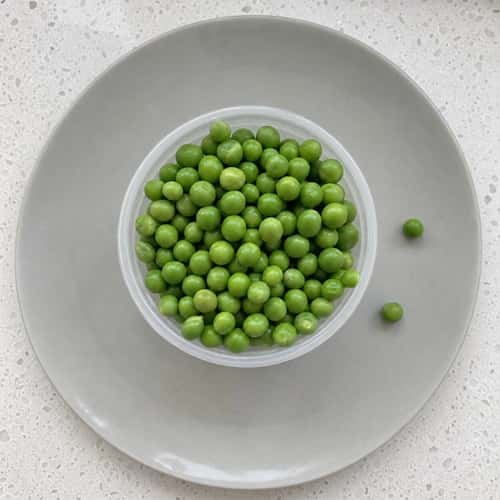 11. Plain Cooked Peas (Room Temperature)