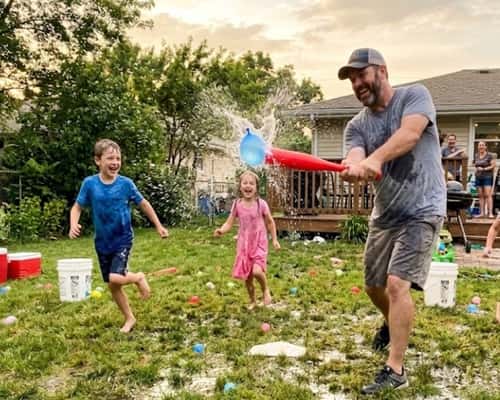 2. Water Balloon Baseball