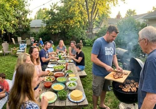 3. BBQ Taco Night With Build-Your-Own Station