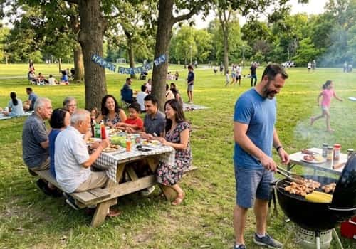 3. Father's Day BBQ Picnic At The Park