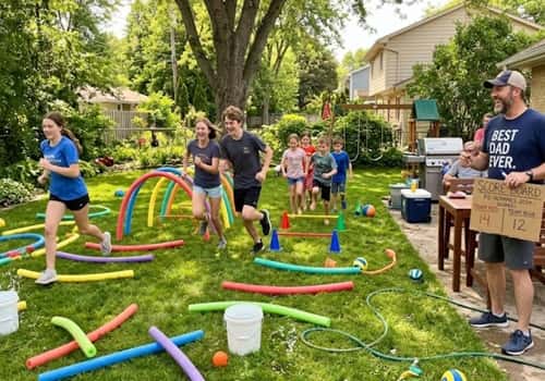 4. DIY Backyard Olympics
