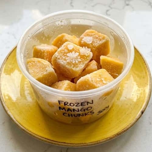 5. Frozen Mango Chunks
