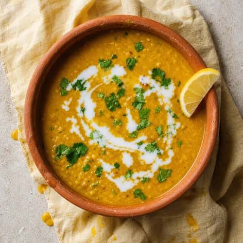 5. Golden Turmeric Lentil Soup